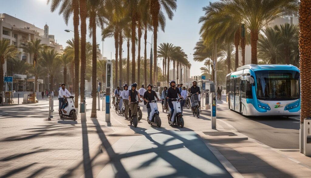 Abu Dhabi alternative transportation options