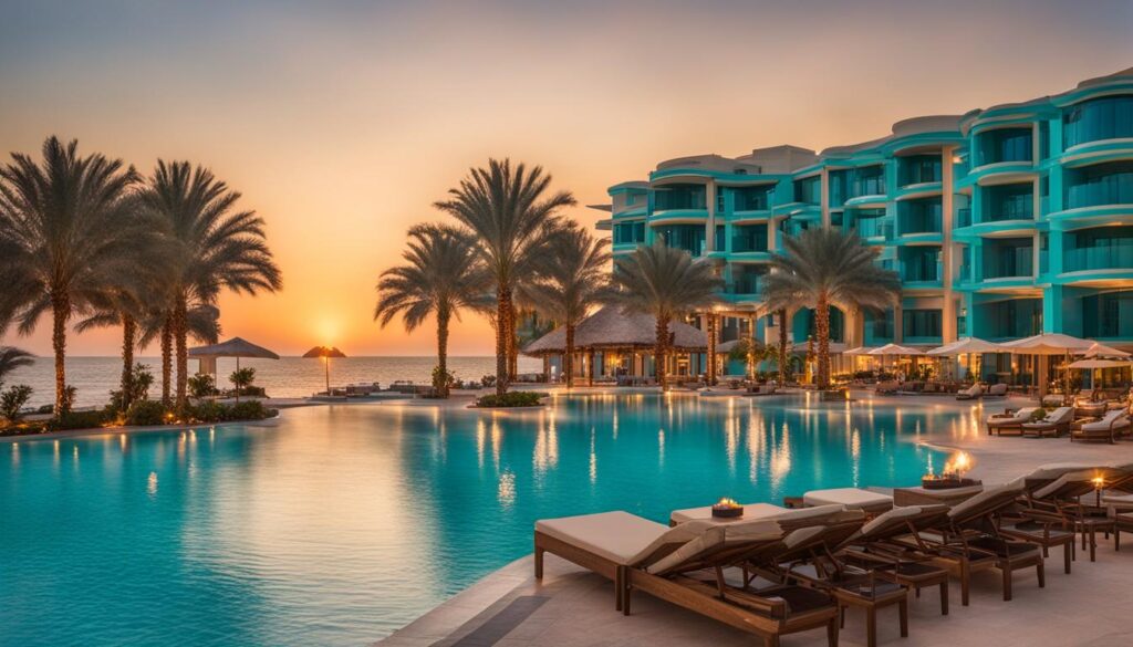 Beachfront hotel in Ras Al Khaimah