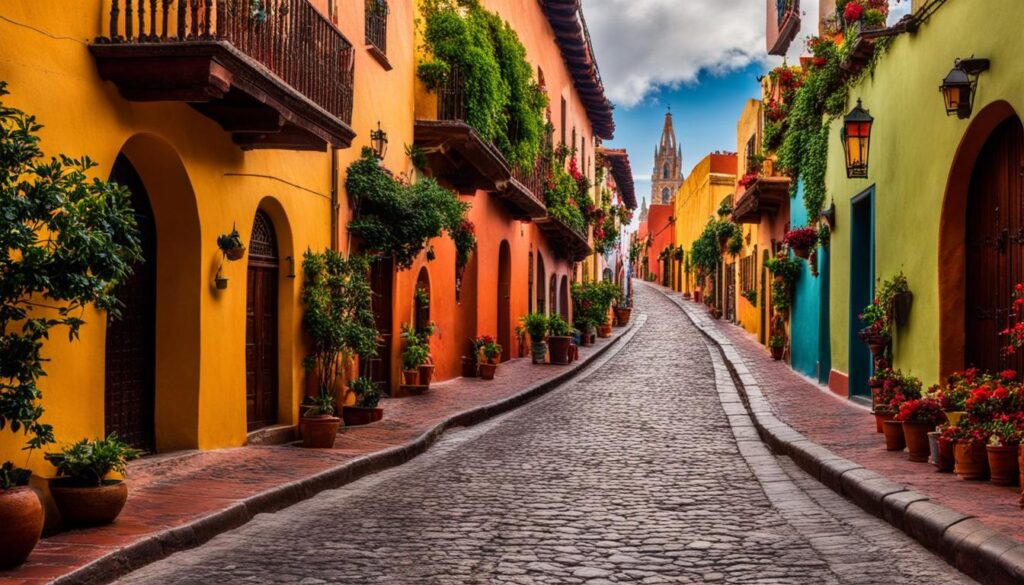 Beautiful streets of San Miguel de Allende