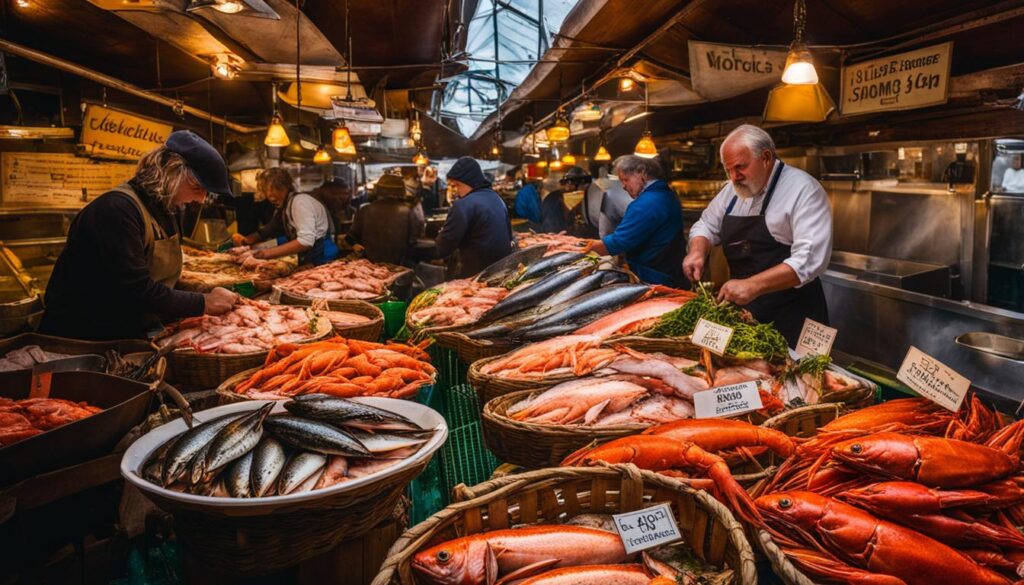 Bergen seafood market