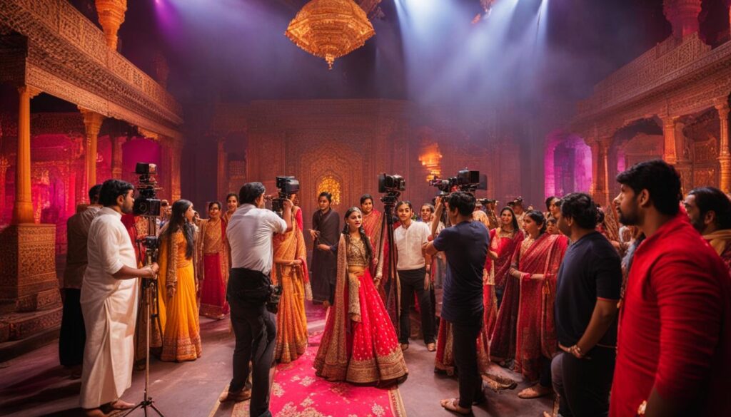 Bollywood film shooting experience