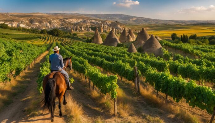 Cappadocia horseback riding adventures and tours through vineyards