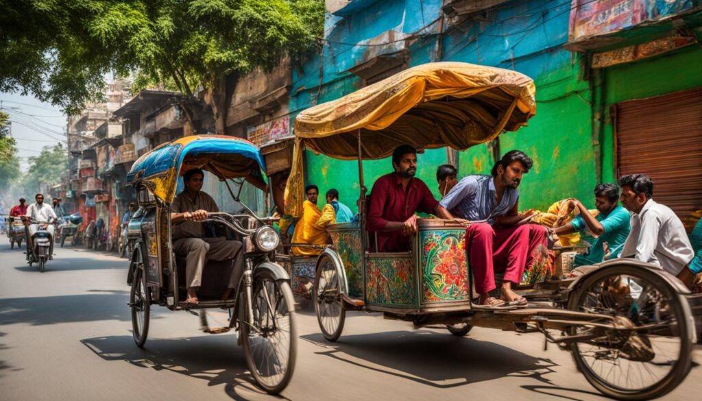 Exploring Delhi by rickshaw