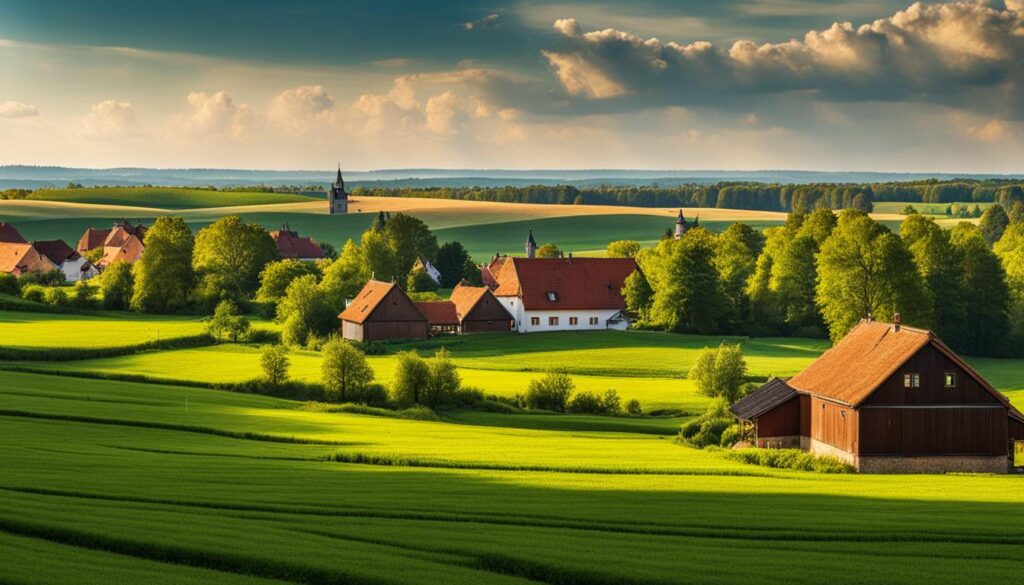 German Villages in Brandenburg