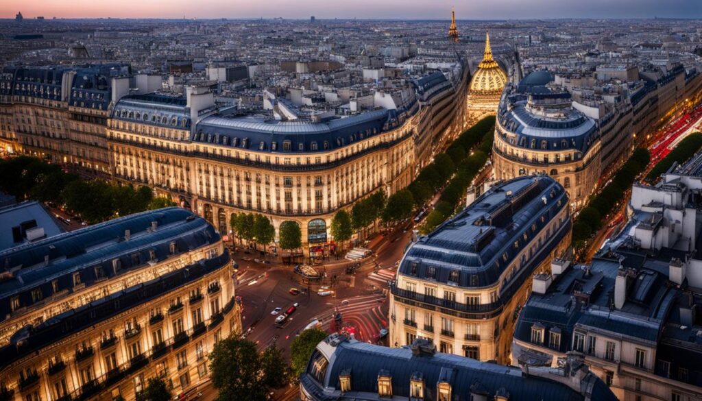 Iconic department stores in Paris
