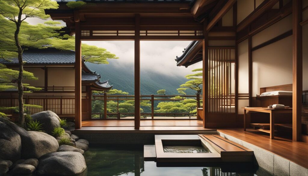 Japanese traditional accommodations