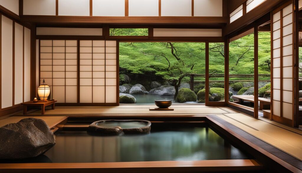 Japanese traditional spa
