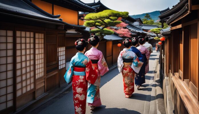 Kyoto geisha districts and traditional entertainment