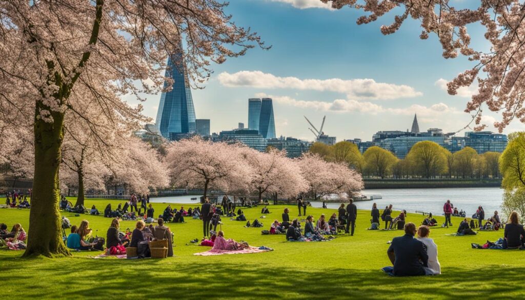 London in Spring 2023
