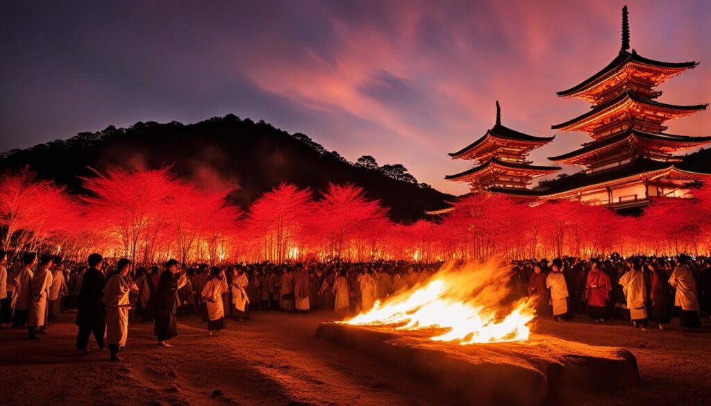 Nara Tezutsu Fire Festival