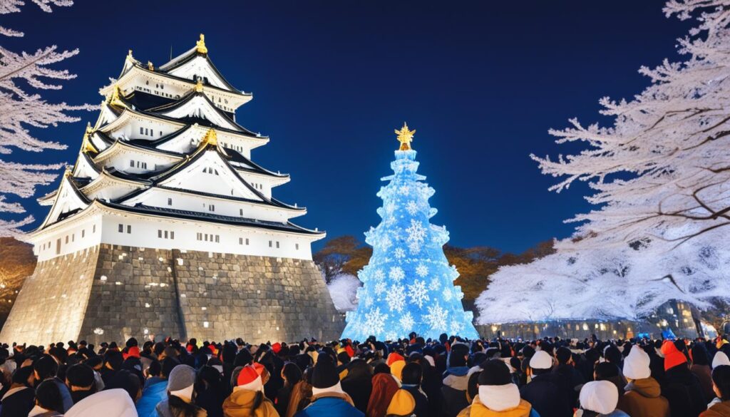 Osaka Castle Winter Illuminage