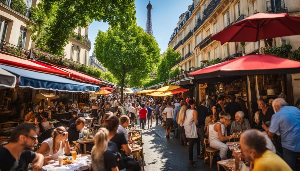 Paris tourist season