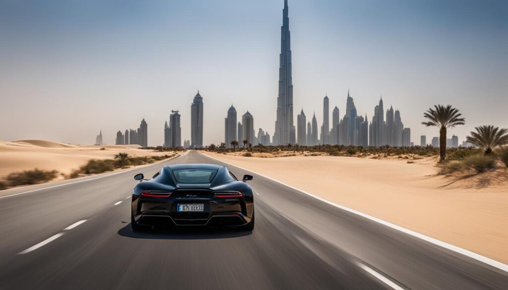 Renting a car in Dubai