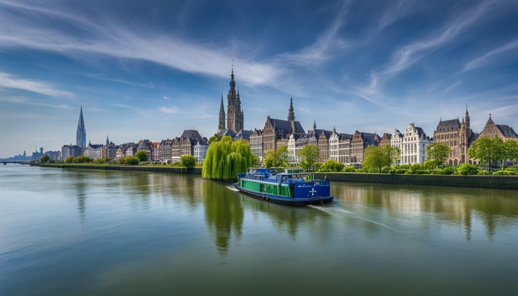 River Scheldt Antwerp sightseeing