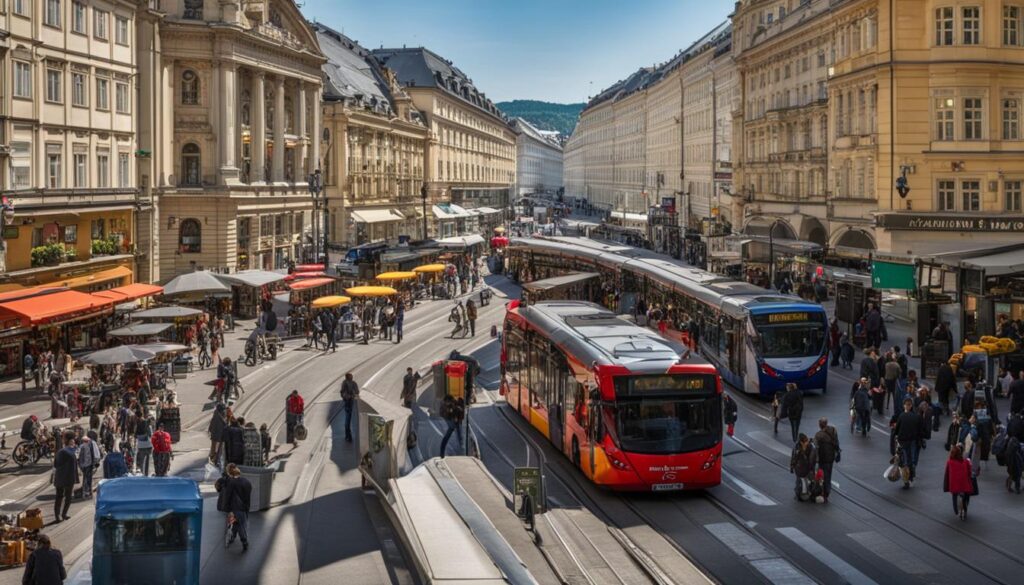 Vienna public transportation system