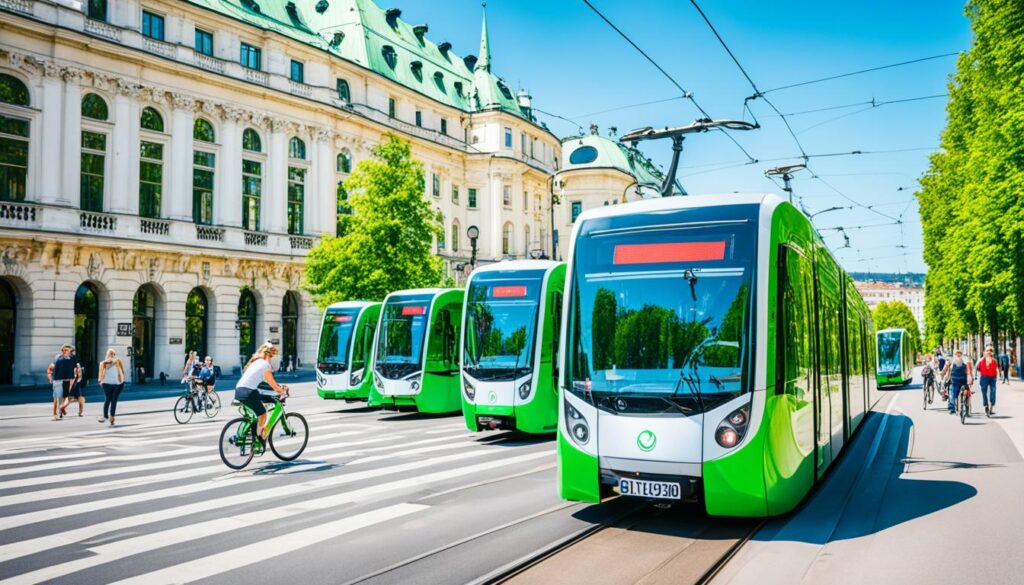 green transportation Vienna