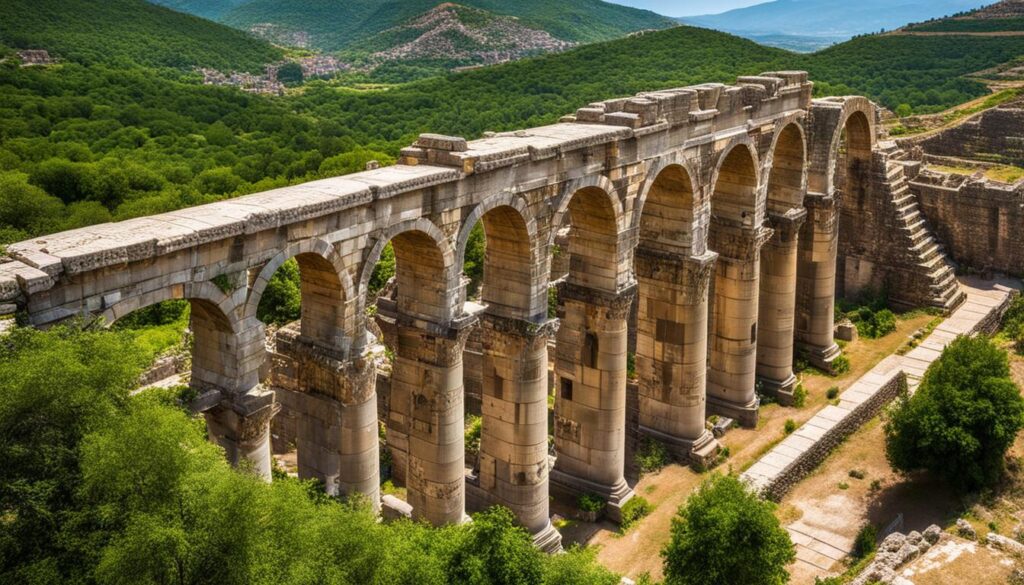 historical significance of Ephesus aqueducts