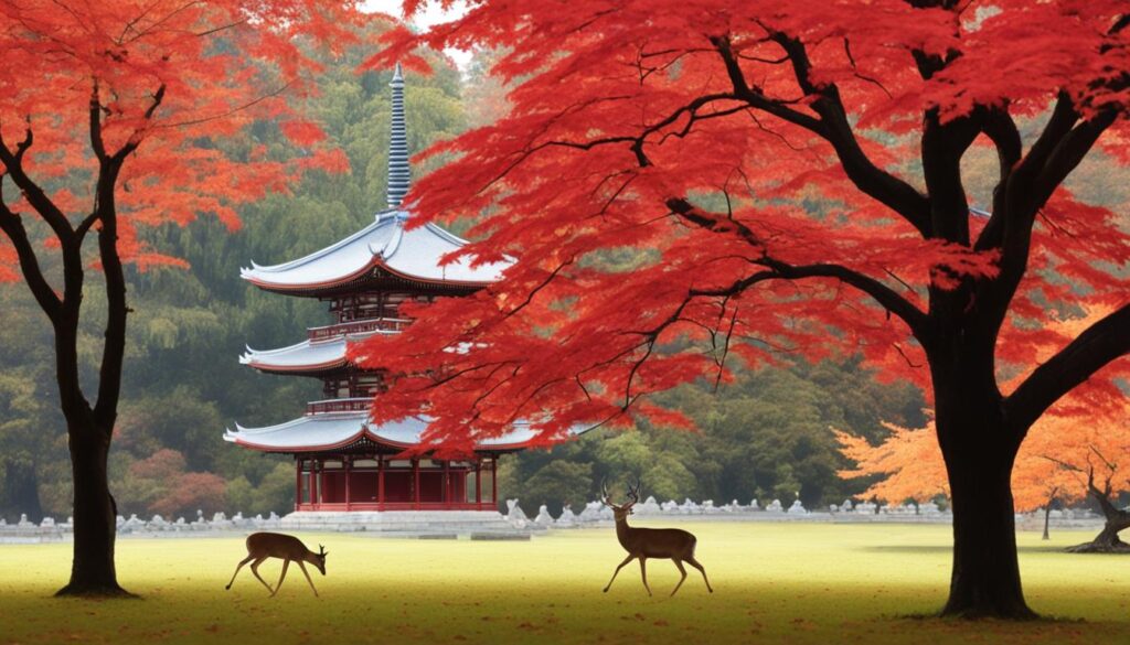 iconic sights in Nara