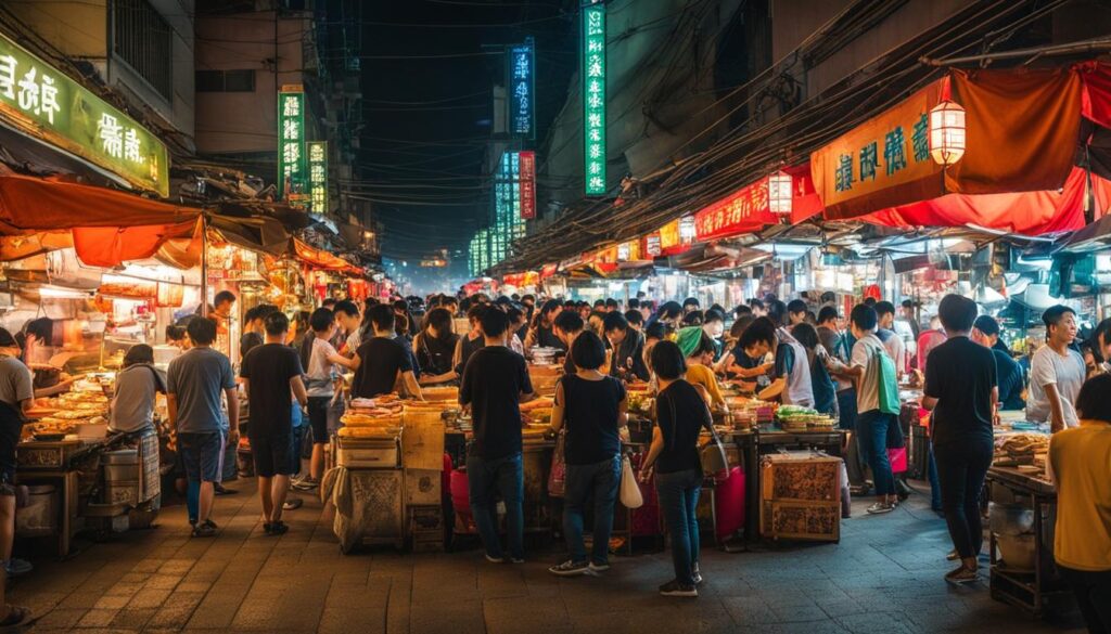 night market in Taipei