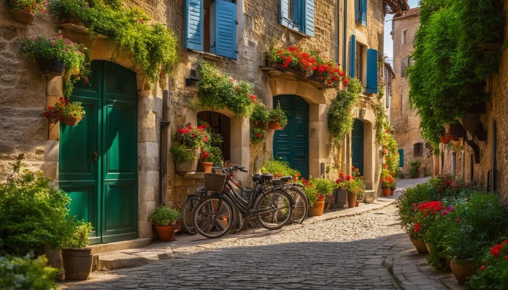 scenic beauty in a French village