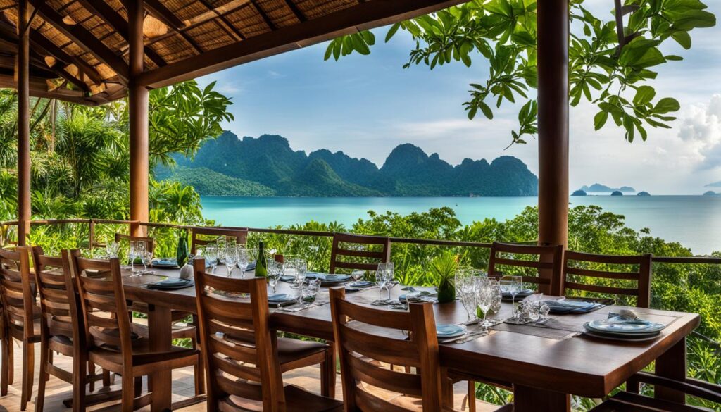 sustainable dining in Langkawi