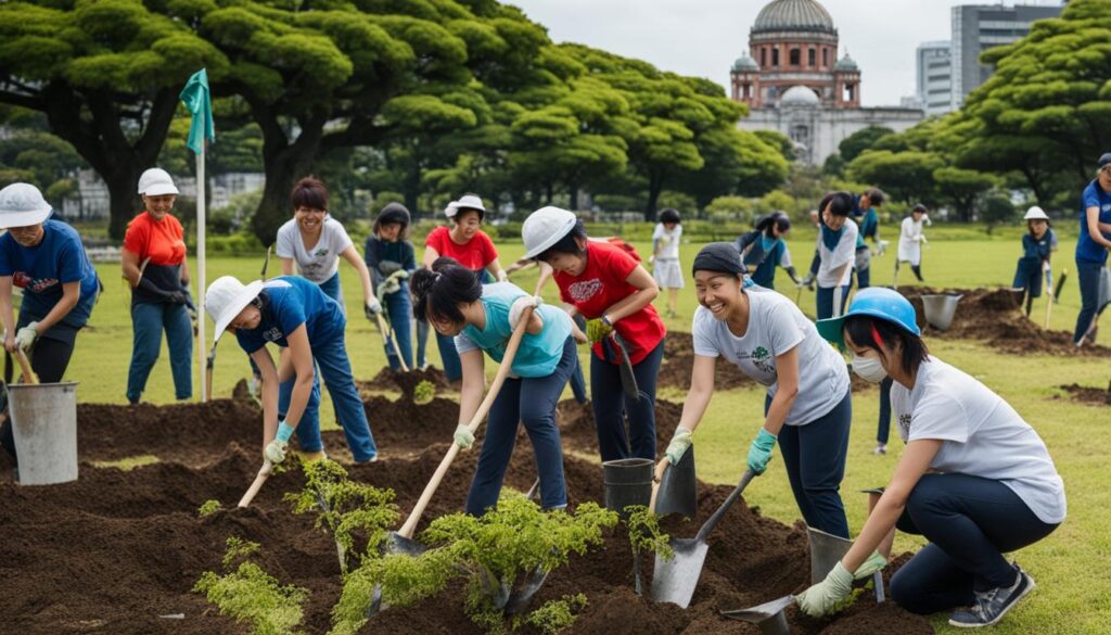 volunteer work in Hiroshima