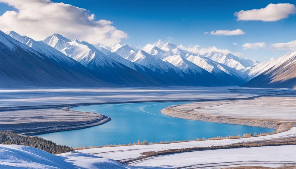 Altai Mountains in Xinjiang, China