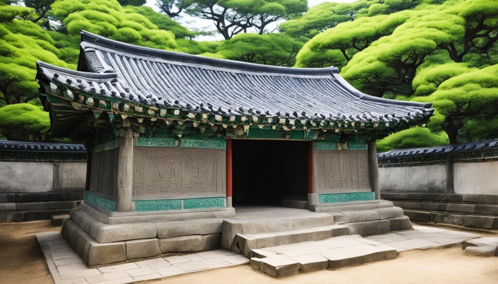 Ancient tomb in Gyeongju