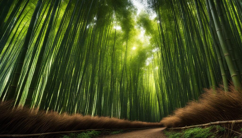 Bamboo forest in Hiei-zan
