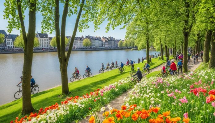 Best time to visit Belgium for pleasant weather and avoiding peak season crowds?