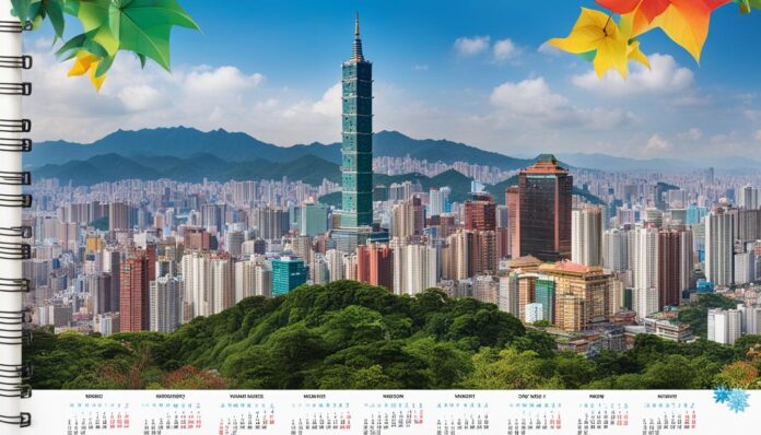 Best time to visit Taipei for specific events and weather conditions?