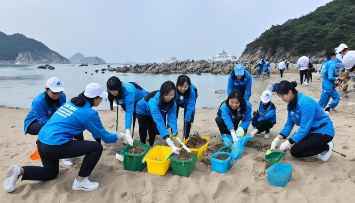 Busan volunteer opportunities at marine conservation projects or animal shelters