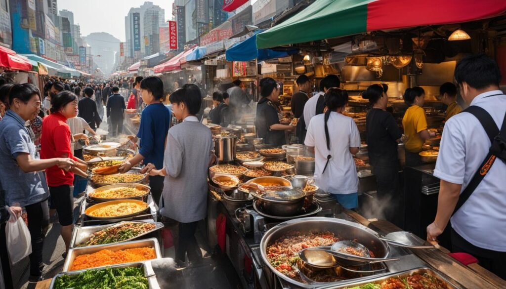 Busan's vibrant street food culture