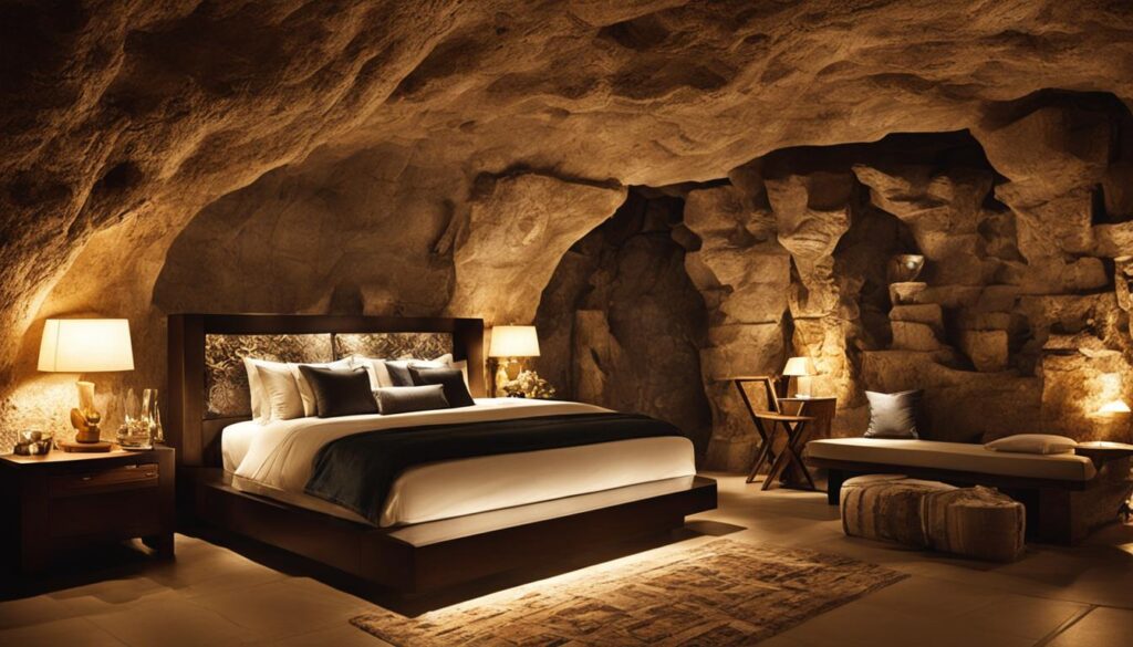 Cave accommodations