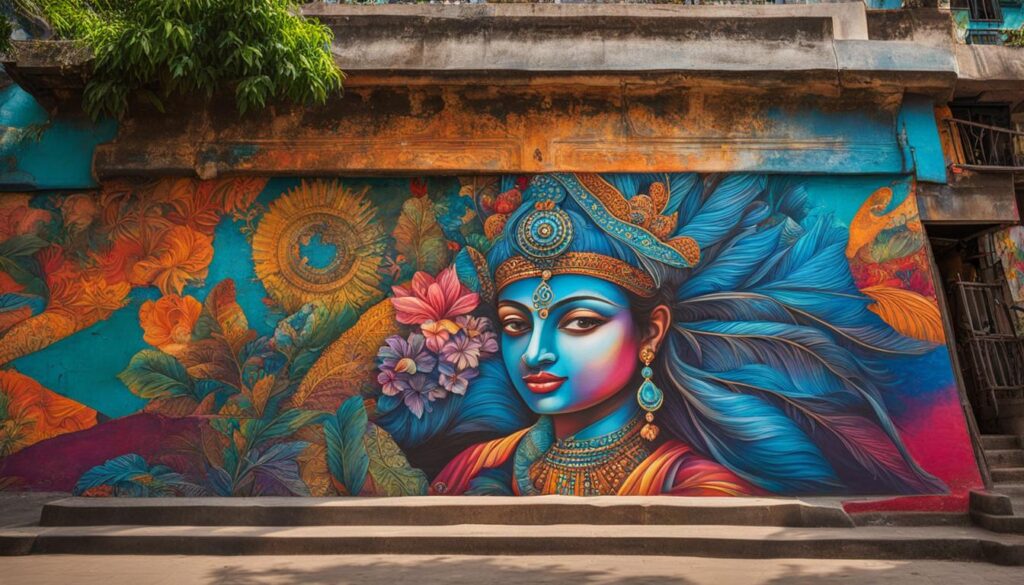 Colaba and Mumbai murals