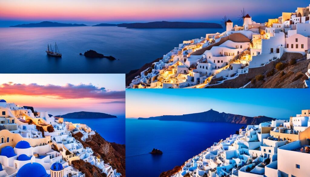 Comparing Crete and Santorini