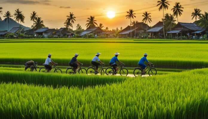 Cycling tours and exploring Hoi An's rice paddy fields and countryside