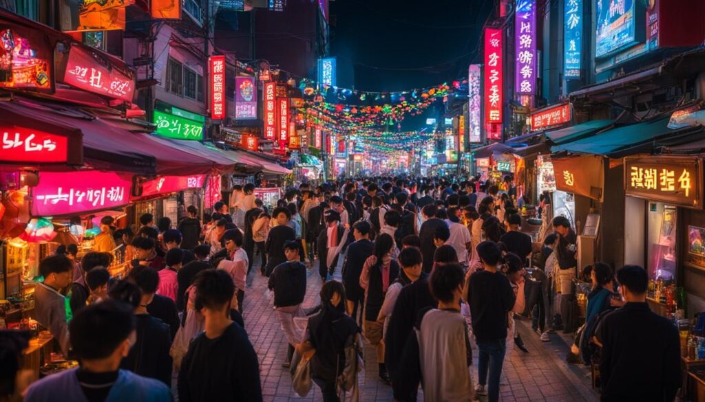 Daegu's vibrant nightlife scene