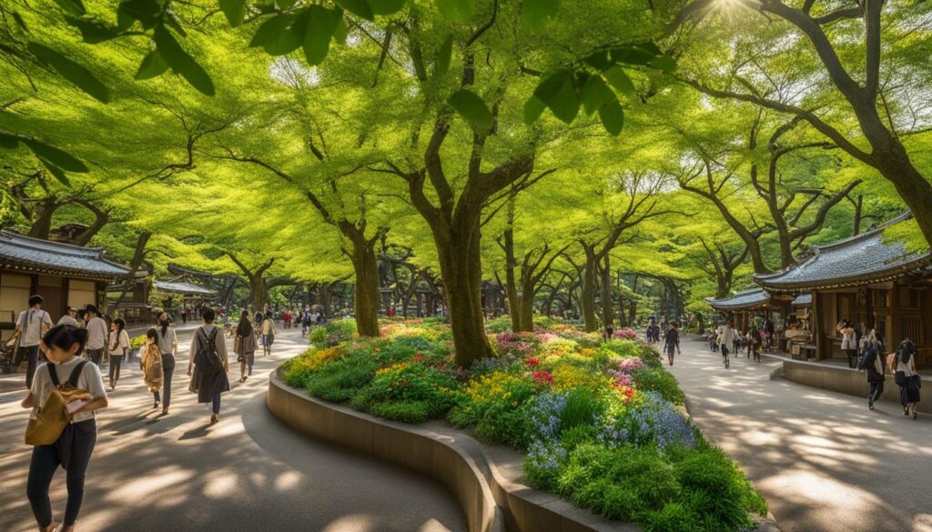 Eco-friendly attractions Osaka