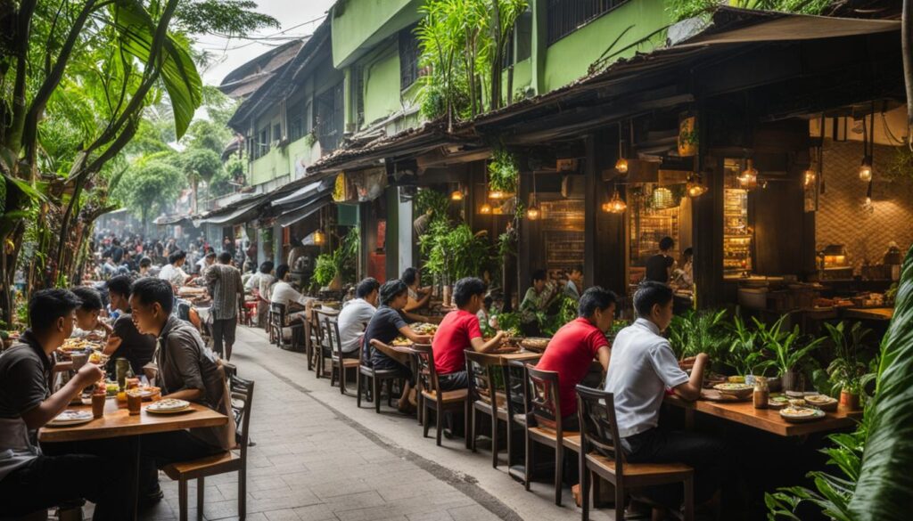 Environmentally-friendly dining in Jakarta