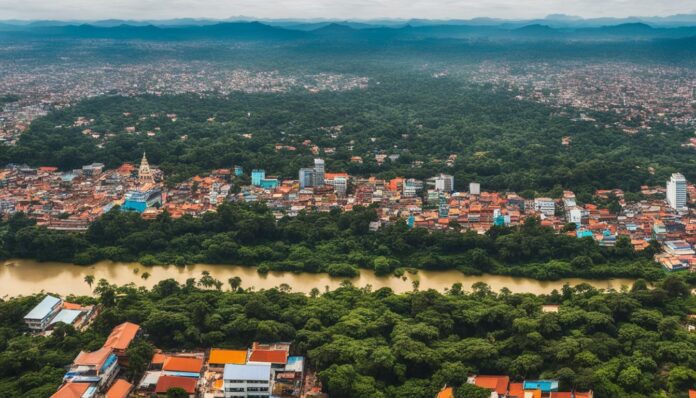 Exploring the city's green spaces like Battambang Riverfront or Wat Phnom Sampov