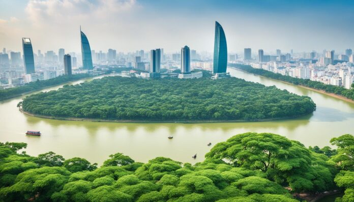 Exploring the city's green spaces like Tao Dan Park or Saigon River