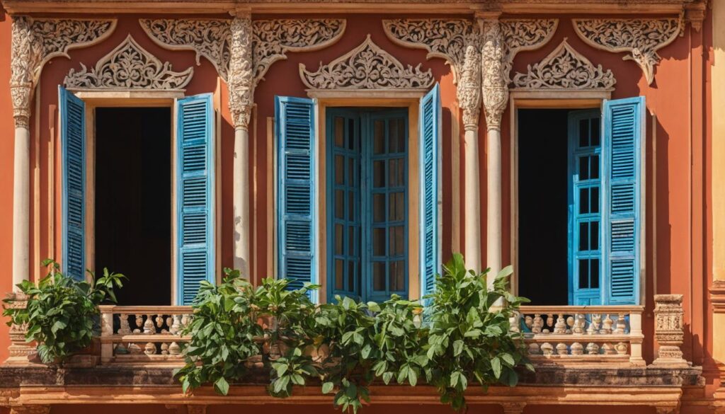 French Colonial Architecture in Battambang