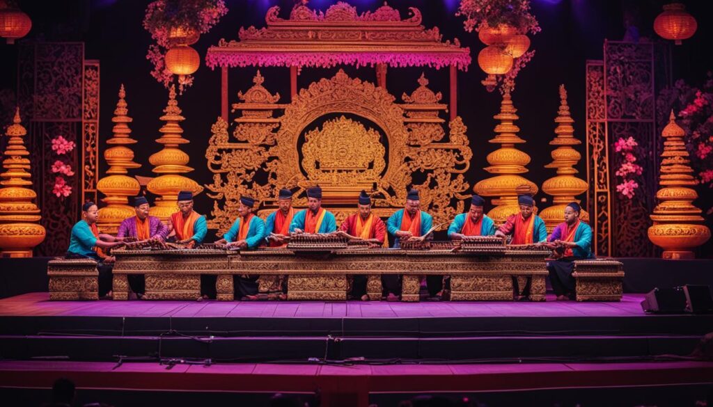 Gamelan music performances