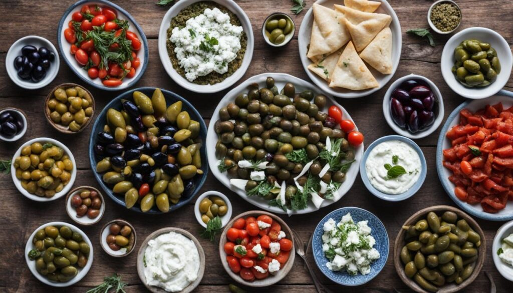 Greek cuisine - Classic Greek Meze