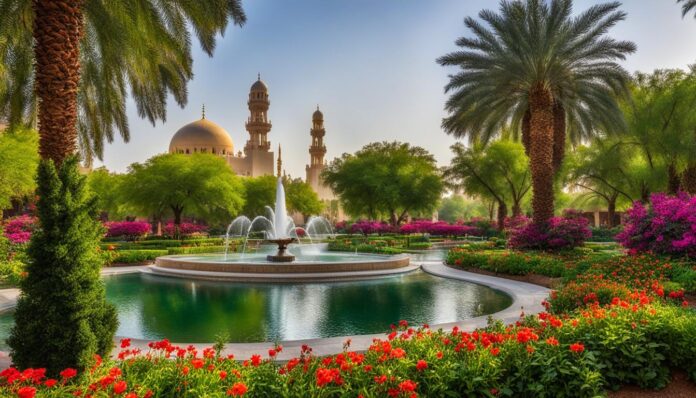 Hidden parks and gardens for peaceful reflection and relaxation in Mecca