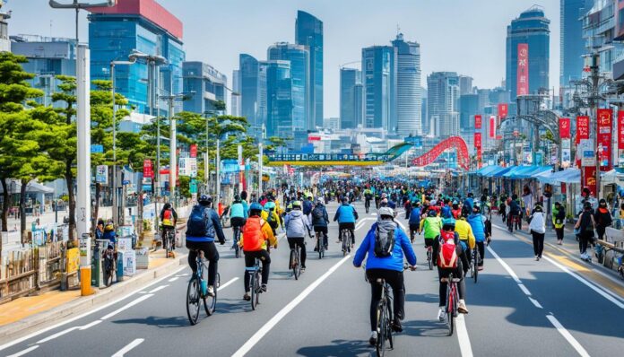 Incheon bicycle tours and exploring the city on two wheels
