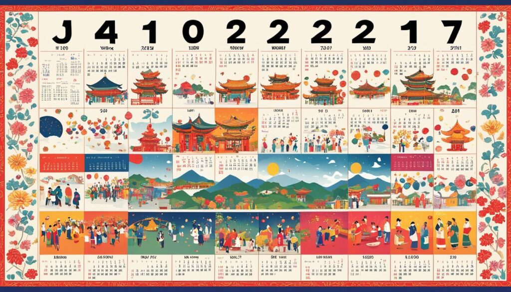 Korean festival calendar