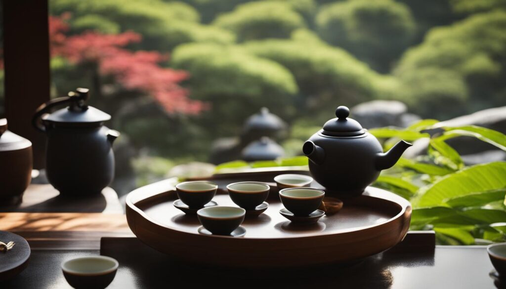 Korean tea tasting