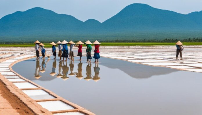 Learning about the Khmer Rouge history and visiting the Kampot Salt Fields
